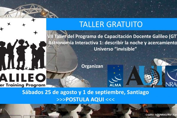 Taller gratuito: programa de capacitación docente Galileo, gttp-2018