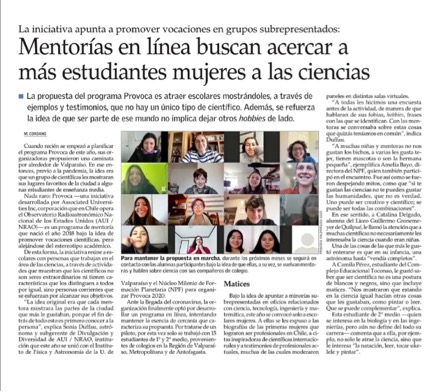 El Mercurio: PROVOCA Valparaíso