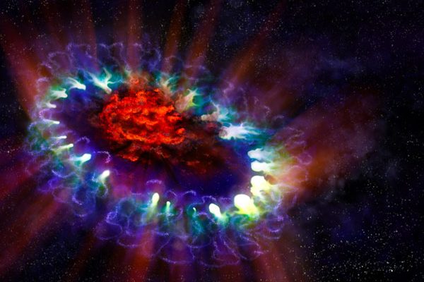 Observan en 3D el núcleo de una estrella tras su explosión