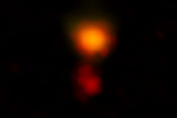 ALMA observa la galaxia polvorienta oculta más distante a simple vista