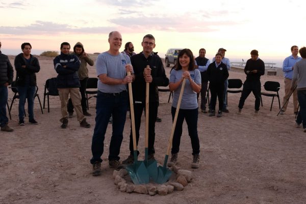 Ceremonia de primera piedra de la multicancha del observatorio ALMA