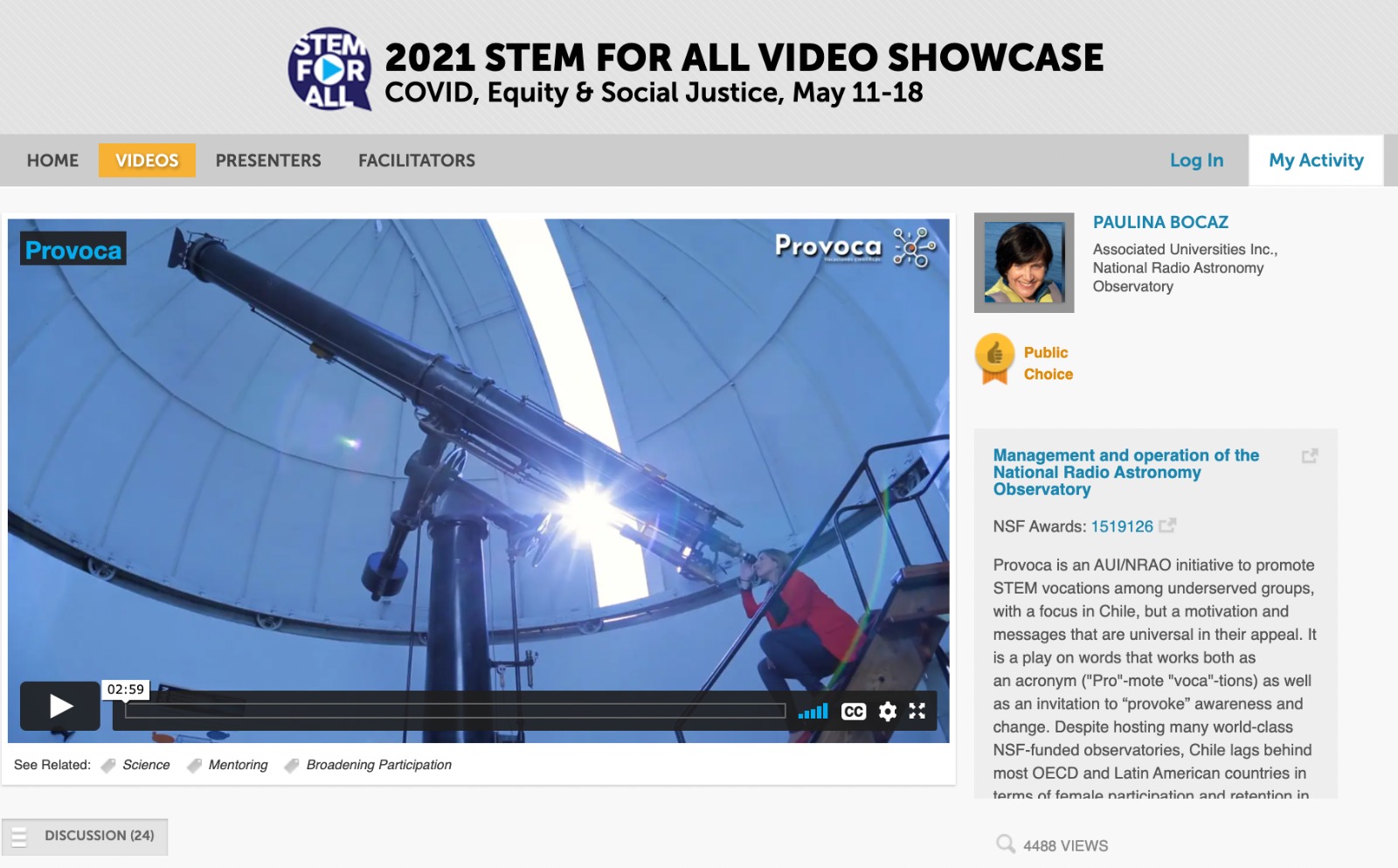 Video ganador NSF mayo 2021