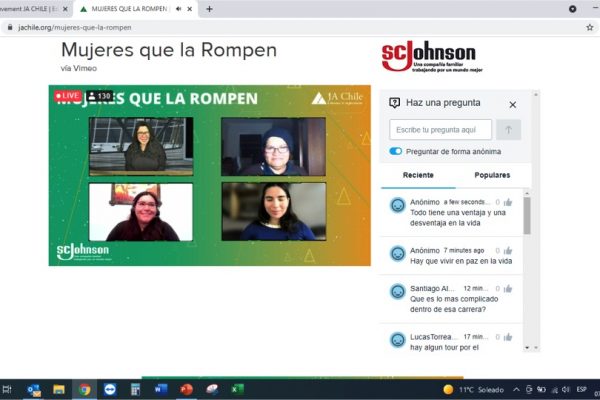 Mentoras de la red PROVOCA compartieron sus experiencias en «Mujeres que las rompen» en STEM