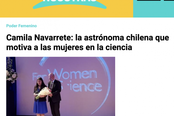 Canal 13 rescata testimonio de mentoras PROVOCA Camila Navarrete