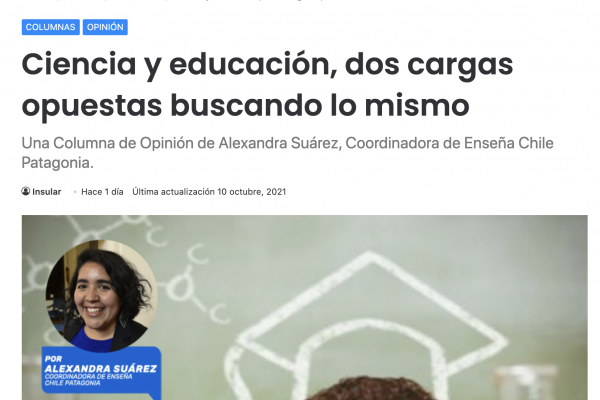 El Insular destaca opinión de Mentora Alexandra Suárez