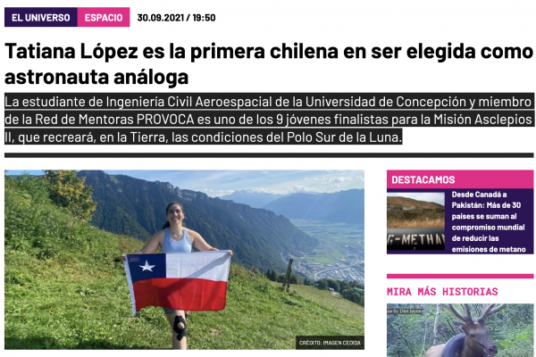 Futuro 360 de CNN destaca a mentora Tatiana López