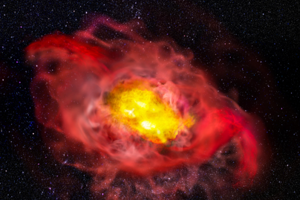 Estudiante de pregrado observa joven galaxia en plena maduración y revela indicios de que las galaxias del Universo primitivo podrían ser más grandes y complejas de lo que se creía