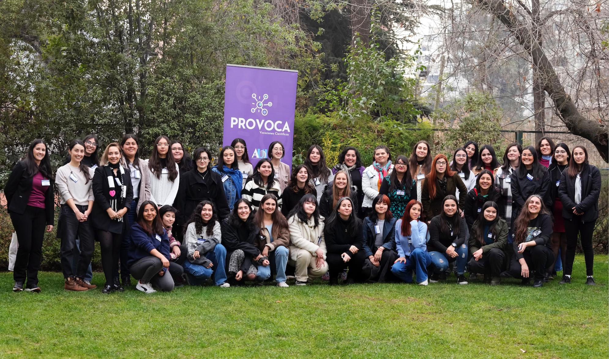 Foto grupal de las asistentes a la actividad de cierre del programa PROVOCA 2022