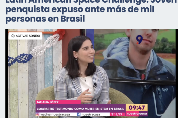 Mentora Tatiana López compartió su experiencia internacional en Matinal de Concepción