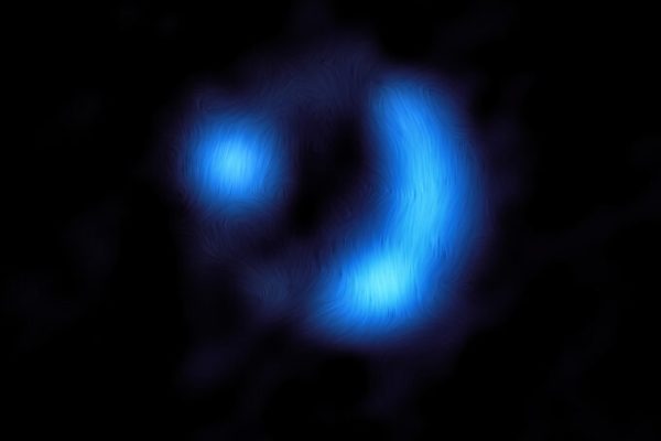La detección más lejana del campo magnético de una galaxia