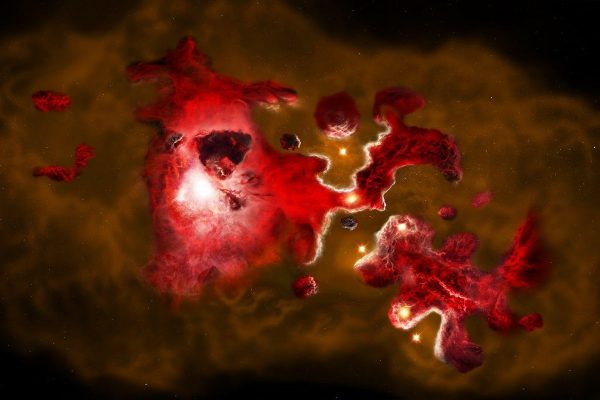Desde Chile ALMA revela estructuras ocultas en las primeras galaxias del universo